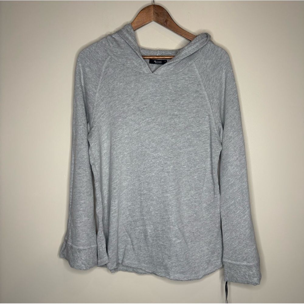 Michael Lauren x Revolve Edward Gray Hooded Bell Sleeve Sweatshirt